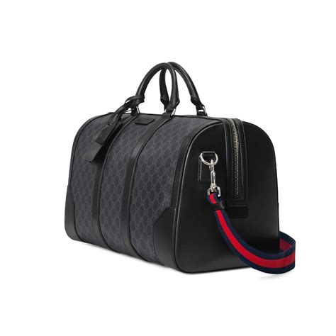 gucci carry on duffle monogram gg supreme black|Gucci GG Supreme Canvas Holdalls .